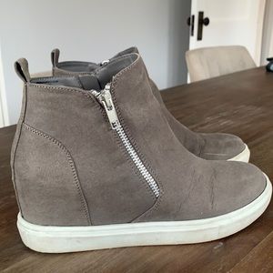Madden Girl Piperr Wedge High Top Sneaker